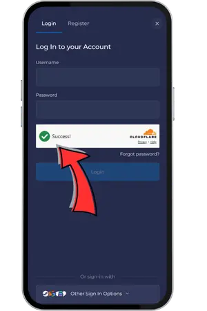 Rainbet Casino Captcha Verification Step
