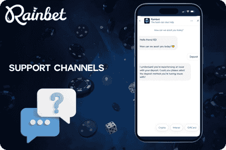 Rainbet Live chat 